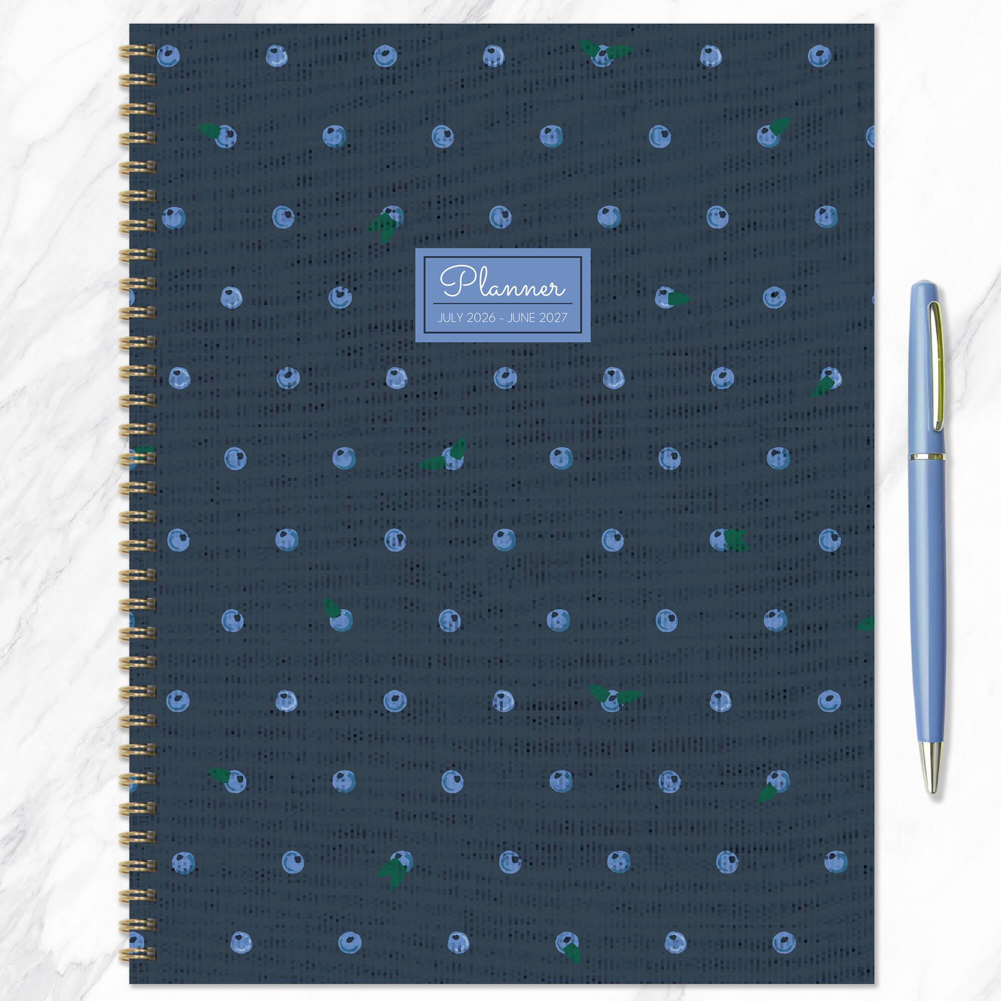 TF Publishing Large Very Blue Berry Weekly Monthly Planner